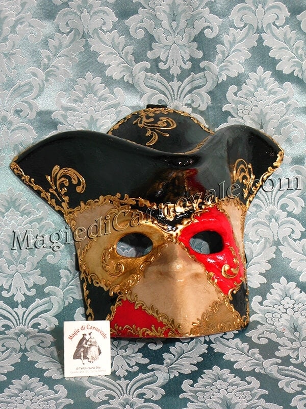 maschera casanova bauta tricorno 2