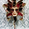 maschera jolly velluto damascato 3