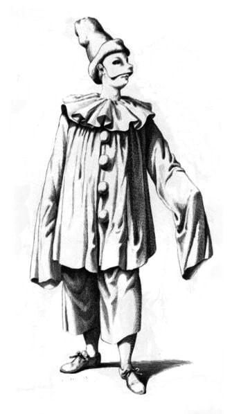 Costume Arlecchino Commedia dell'Arte